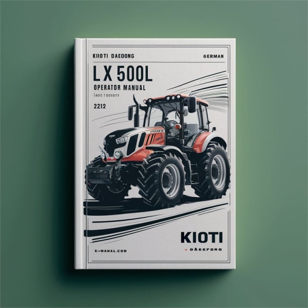 Kioti Daedong LX500L Traktor Bedienungsanleitung (PDF)