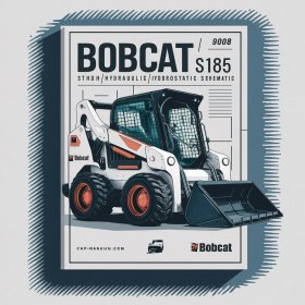 Bobcat S185 Skid Steer Loader Wiring/Hydraulic/Hydrostatic Schematic