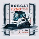 BOBCAT T250 Turbo G Series Compact TRACK Loader Parts Manual SN 525611001 & Above
