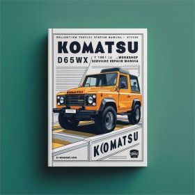 Werkstatt-Servicehandbuch Komatsu D65WX 17 1001 und höher