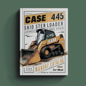 Case 445 Skid Steer Loader Illustrated Parts List Manual Catalog-PDF