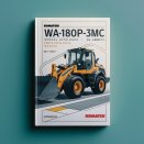 Komatsu WA180PT-3MC Wheel Loader Parts Catalogue Manual-SN A88001 And UP
