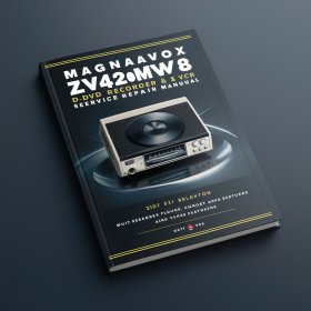 Magnavox ZV420MW8 DVD RECORDER & VCR Service Repair Manual