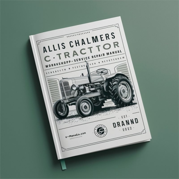 Allis Chalmers C Traktor Werkstatt- und Reparaturhandbuch PDF Download