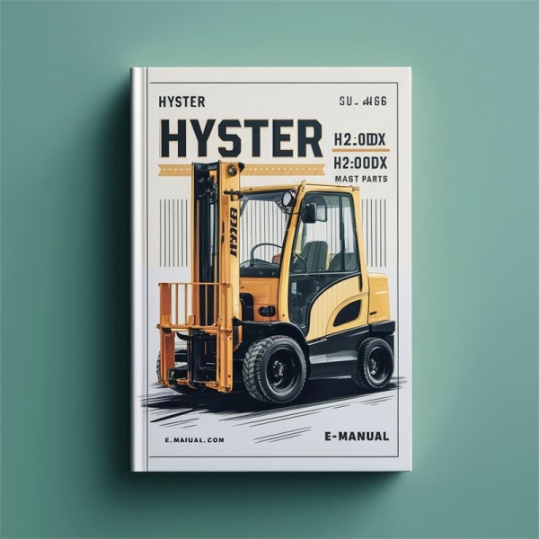Hyster H2.00DX, H2.500DX, H3.00DX (A466) Mastteile Handbuch PDF-Download