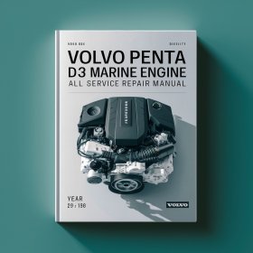 Volvo Penta D3 Marine Engine All Service Repair Manual PDF Download