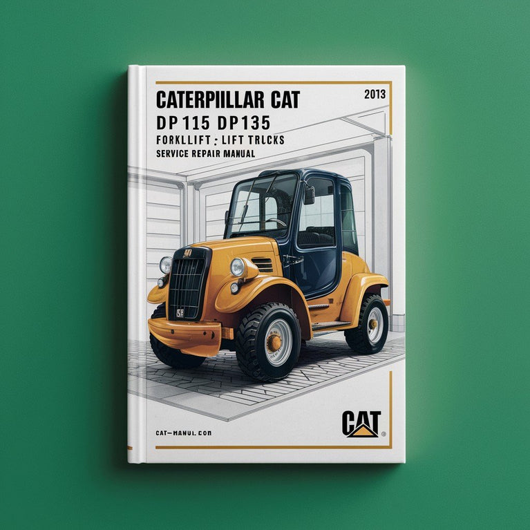 Manual de servicio y reparación de carretillas elevadoras Caterpillar Cat DP100 DP115 DP135 DP150