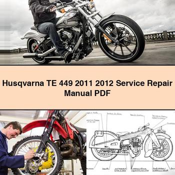 Manual de servicio y reparación de Husqvarna TE 449 2011 2012