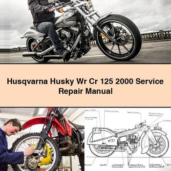 Manual de servicio y reparación de la Husqvarna Husky Wr Cr 125 2000