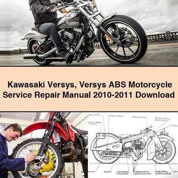 Kawasaki Versys Versys ABS Motorcycle Service Repair Manual 2010-2011