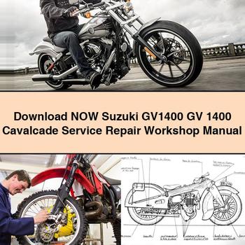 Manual de taller y reparación de Suzuki GV1400 GV 1400 Cavalcade