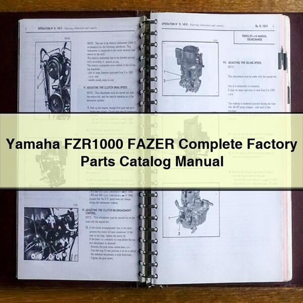 Yamaha FZR1000 FAZER Complete Factory Parts Catalog Manual