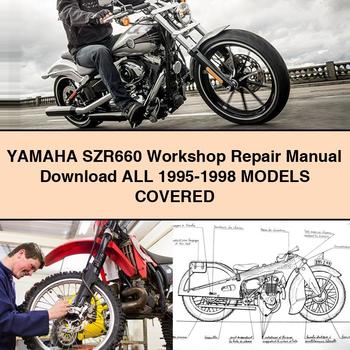 Manual de reparación del taller Yamaha SZR660 Todos los modelos 1995-1998 INCLUIDOS