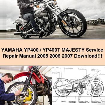 Yamaha YP400/YP400T MAJESTY Service Repair Manual 2005 2006 2007