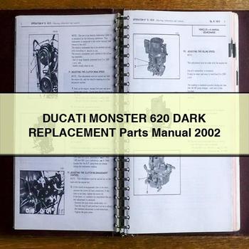 DUCATI MONSTER 620 DARK Replacement Parts Manual 2002