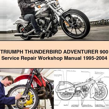 Manuel d'atelier de réparation et d'entretien TRIUMPH THUNDERBIRD ADVENTURER 900 1995-2004