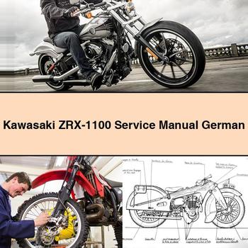 Manuel de réparation et d'entretien Kawasaki ZRX-1100 en allemand