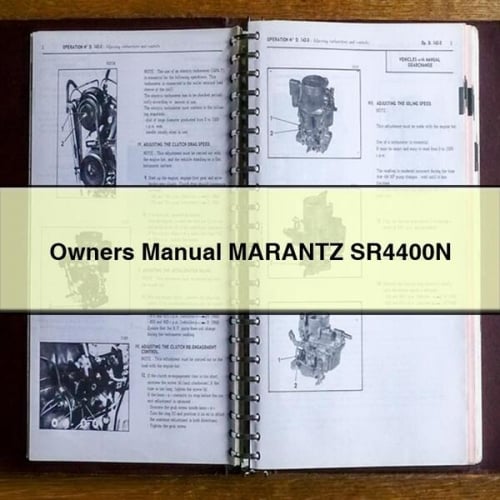 Owners Manual MARANTZ SR4400N PDF Download