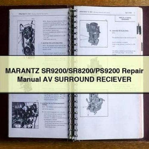 MARANTZ SR9200/SR8200/PS9200 Repair Manual AV SURROUND RECIEVER PDF Download