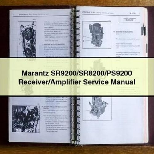 Marantz SR9200/SR8200/PS9200 Receiver/Amplifier Service Manual PDF Download