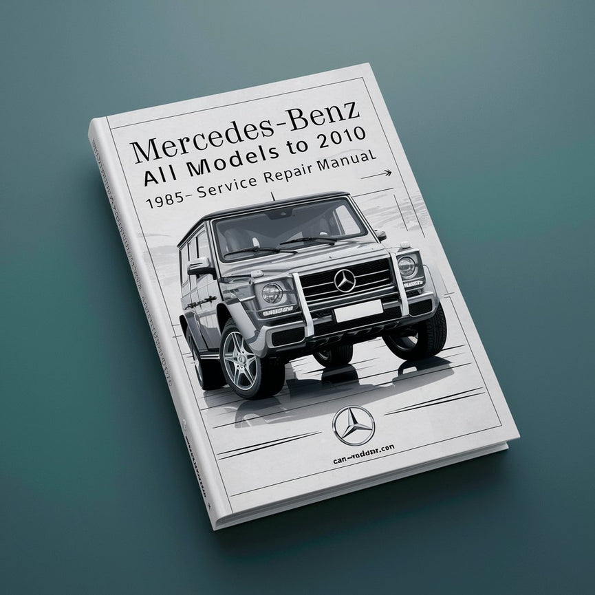 Manual de servicio y reparación de Mercedes-Benz Todos los modelos 1985 a 2010