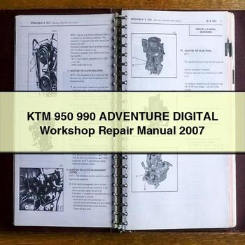 KTM 950 990 ADVENTURE Digital Workshop Repair Manual 2007