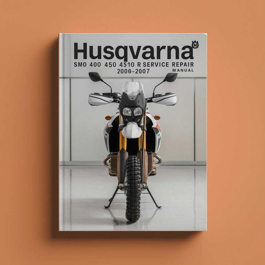 HUSQVARNA SM 400 450 510 R Service Repair Manual 2006-2007