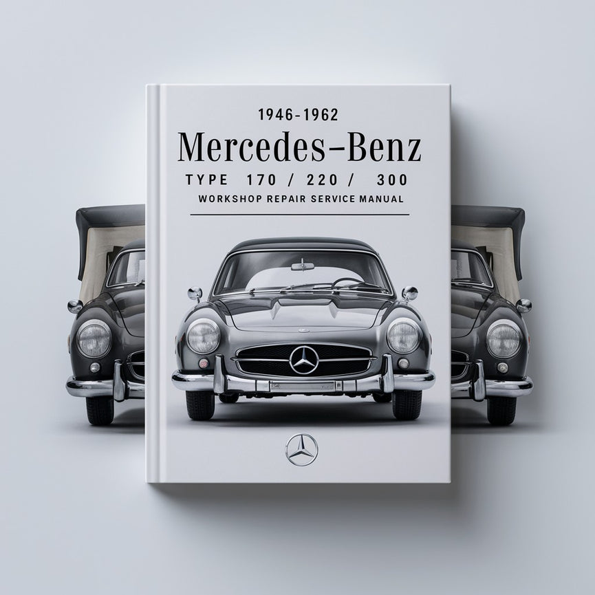 Manual de reparación y servicio del taller Mercedes-Benz tipo 170/220/300 1946-1962 Mejor