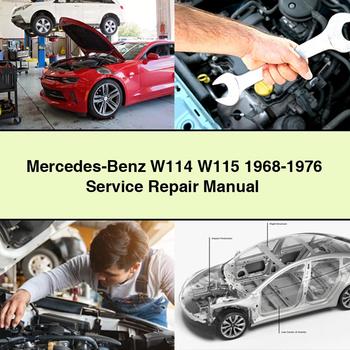 Manual de servicio y reparación de Mercedes-Benz W114 W115 1968-1976