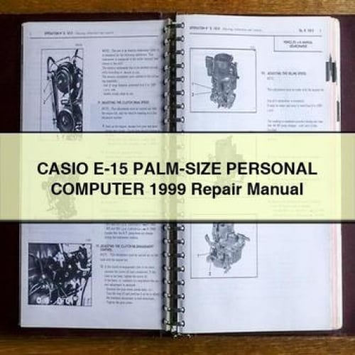 CASIO E-15 PALM-SIZE PERSONAL COMPUTER 1999 Repair Manual PDF Download