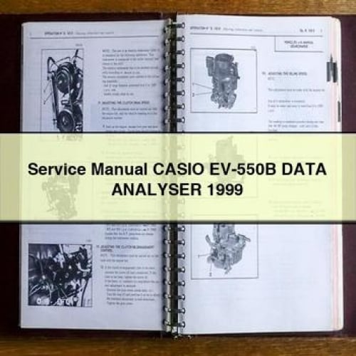 Service Manual CASIO EV-550B Data ANALYSER 1999 PDF Download