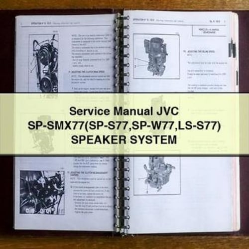 Service Manual JVC SP-SMX77(SP-S77 SP-W77 LS-S77) SPEAKER System PDF Download