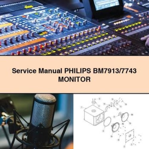 Service Manual PHILIPS BM7913/7743 MONITOR PDF Download