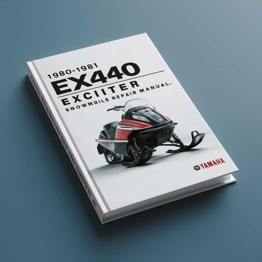 Manual de reparación de motos de nieve Yamaha EX440 Exciter 1980-1981