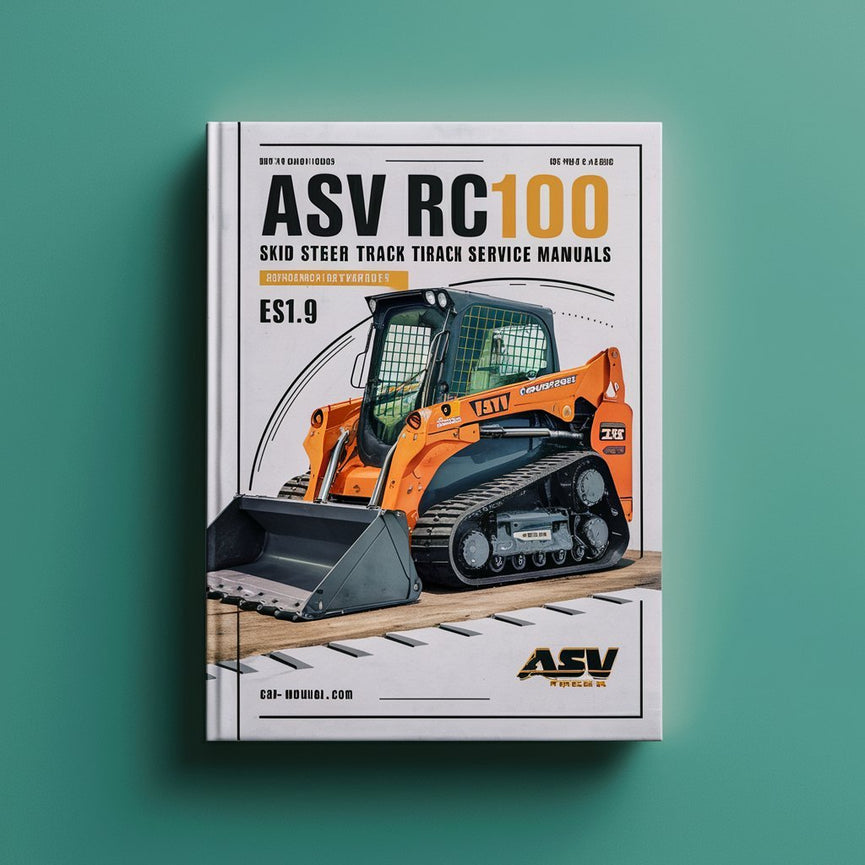 ASV RC100 Skid Steer Track Loader Manual Set Parts Operators Repair Service Workshop Manuals PDF Download