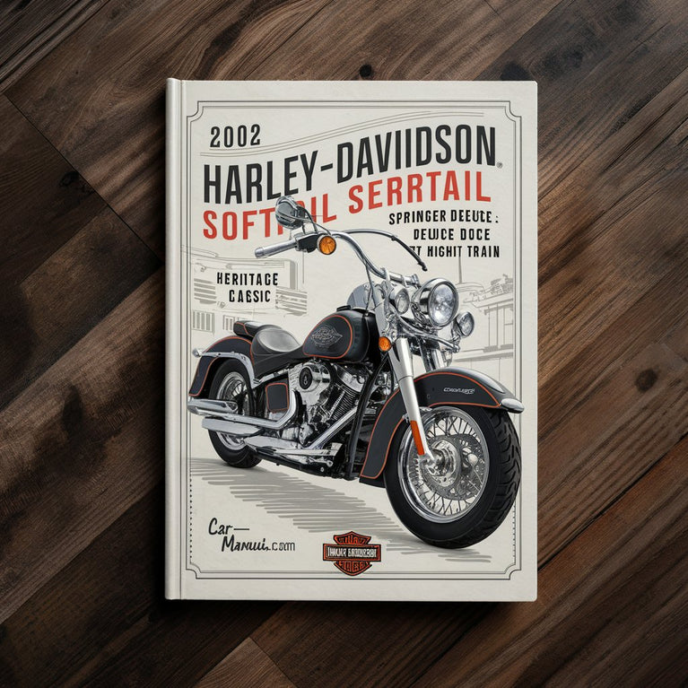 2002 Harley-Davidson Softail Service Repair Manual SET Heritage Classic Springer Deuce Fat Boy Night Train