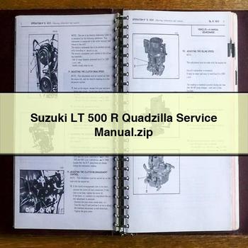 Manual de servicio y reparación de Suzuki LT 500 R Quadzilla.zip