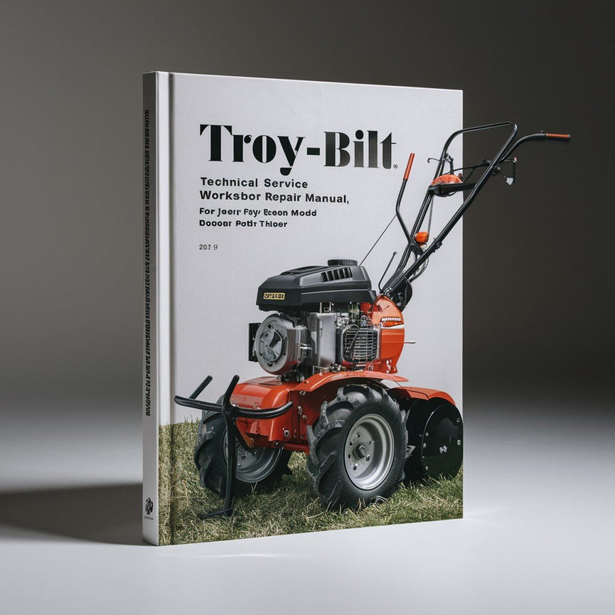 Troy-Bilt Technical Service Workshop Repair Manual for Junior Pony Econo Horse model Roto Tillers by Troy Bilt PDF Download