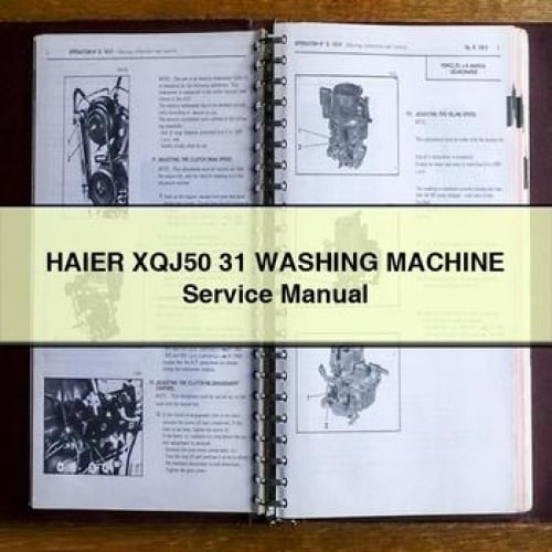 HAIER XQJ50 31 WASHING MACHINE Service Manual PDF Download