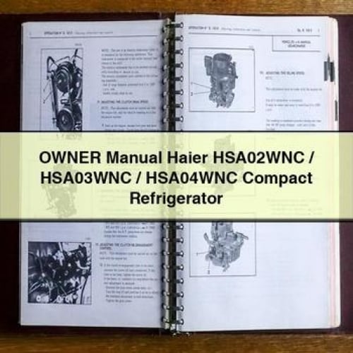 Owner Manual Haier HSA02WNC / HSA03WNC / HSA04WNC Compact Refrigerator PDF Download