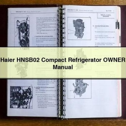 Haier HNSB02 Compact Refrigerator Owner Manual PDF Download