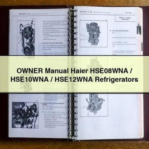 Owner Manual Haier HSE08WNA / HSE10WNA / HSE12WNA Refrigerators PDF Download