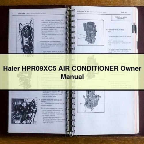 Haier HPR09XC5 AIR CONDITIONER Owner Manual PDF Download