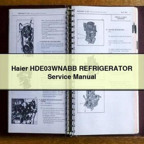 Haier HDE03WNABB REFRIGERATOR Service Manual PDF Download