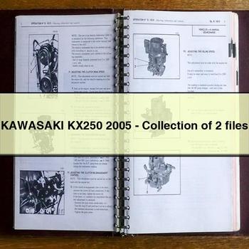 KAWASAKI KX250 2005 - Collection de 2 fichiers