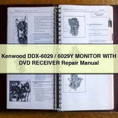 Kenwood DDX-6029 / 6029Y MONITOR WITH DVD Receiver Repair Manual PDF Download