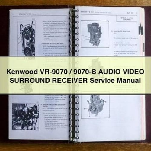 Kenwood VR-9070 / 9070-S AUDIO Video SURROUND Receiver Service Manual PDF Download