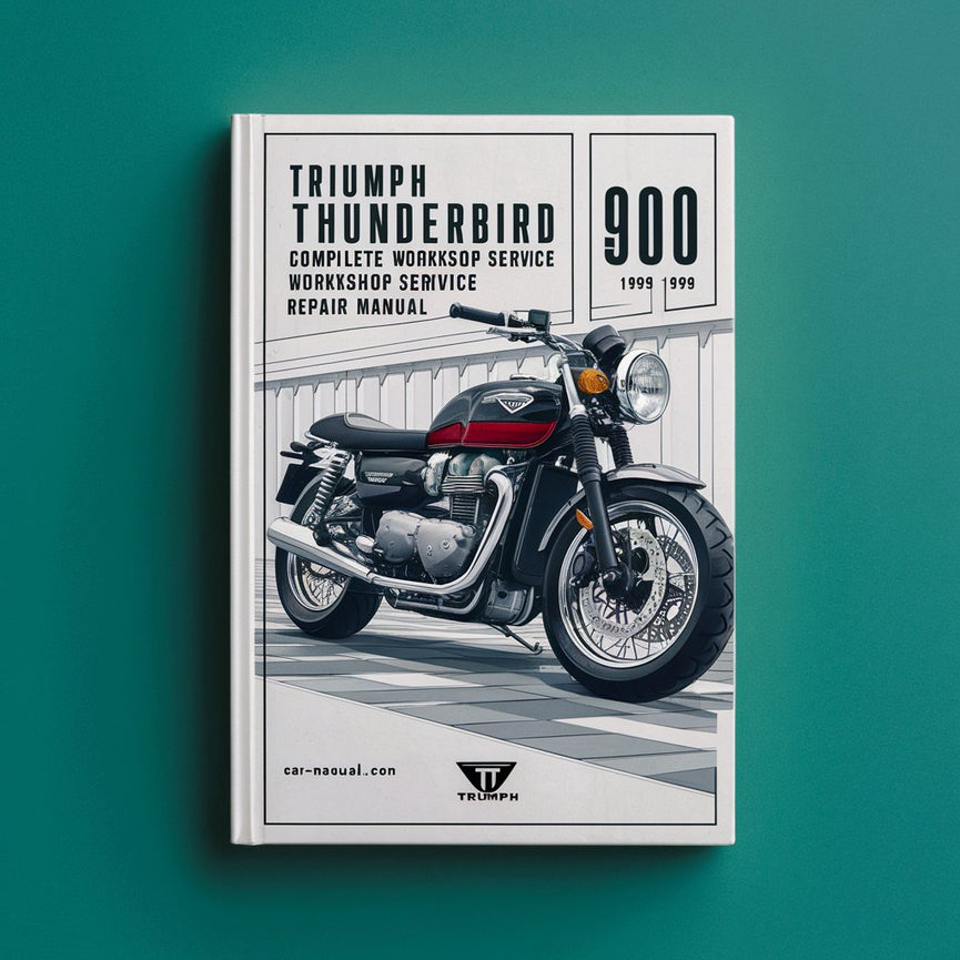 Manual completo de reparación y servicio de taller de la motocicleta Triumph Thunderbird 900 1995 1996 1997 1998 1999