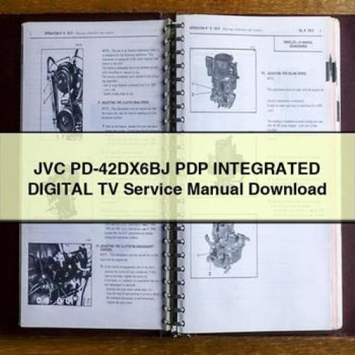 JVC PD-42DX6BJ PDP INTEGRATED Digital TV Service Manual Download PDF