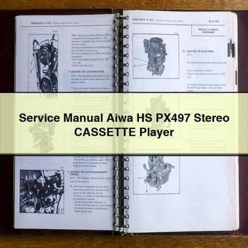 Service Manual Aiwa HS PX497 Stereo CASSETTE Player PDF Download